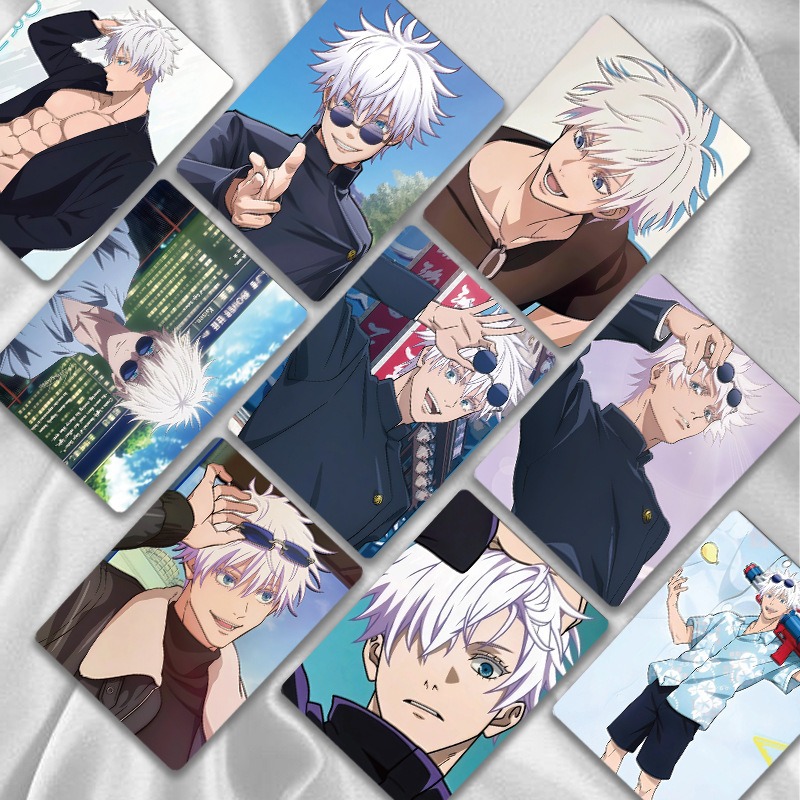 Anime Cosplay Gojo - 55 قطعة من بطاقات الأنمي الياباني