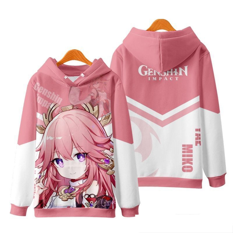 Cosplay Anime Yae Miko - ألعاب جديدة Genshin Impact Yae Miko