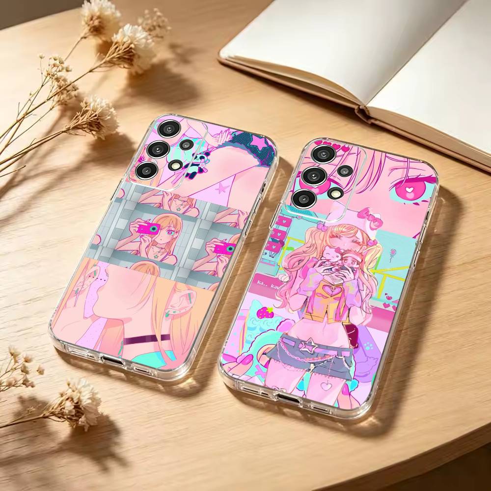 Anime Cosplay Quotes - غطاء هاتف شفاف ناعم بتصميم Love