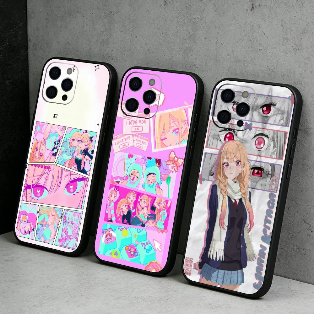 Anime Cosplay Quotes - غطاء هاتف أنيمي رومانسي من نوع