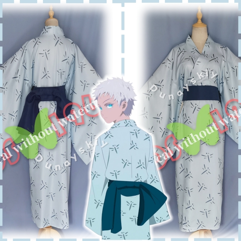 Anime Cosplay Gojo - زي تنكري تقليدي ياباني لشخصية ساتورو
