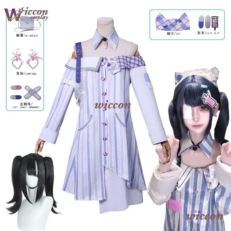 Anime Cosplay Ideas For Women - Eyepatch Jirai Kei إنفينيتي نيكي تأثيري