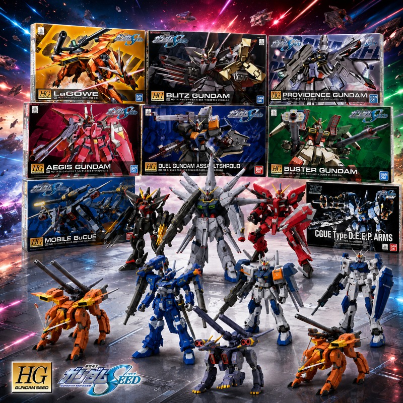 Bandai Gundam Rg - بانداي HG SEED 1/144 بليتز إيجز