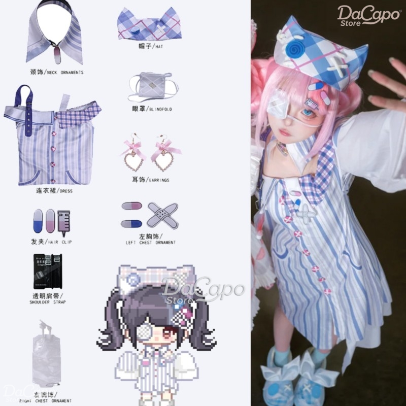 Anime Cosplay Ideas For Women - لعبة إنفينيتي نيكي أزياء تنكرية شعر