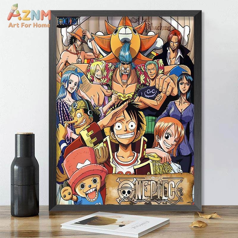 One Piece Straw Hat - لوحة فنية جدارية من قماش كانفاس