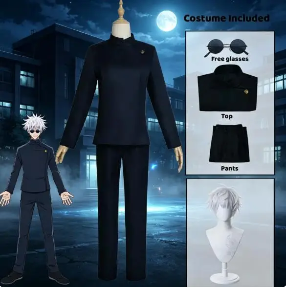 Anime Cosplay Gojo - زي تنكري لشخصية غوجو ساتورو من