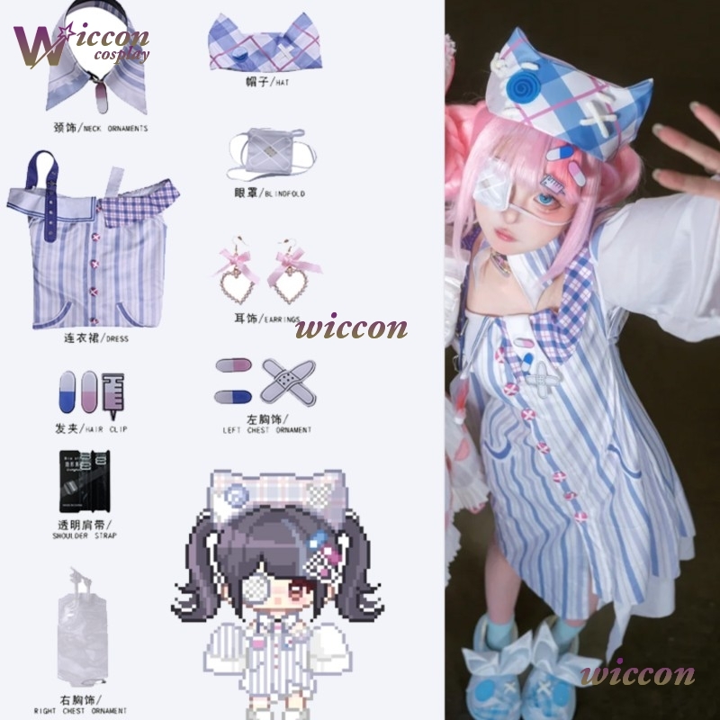 Anime Cosplay Ideas For Women - WuHu إنفينيتي نيكي تأثيري حلي شعر