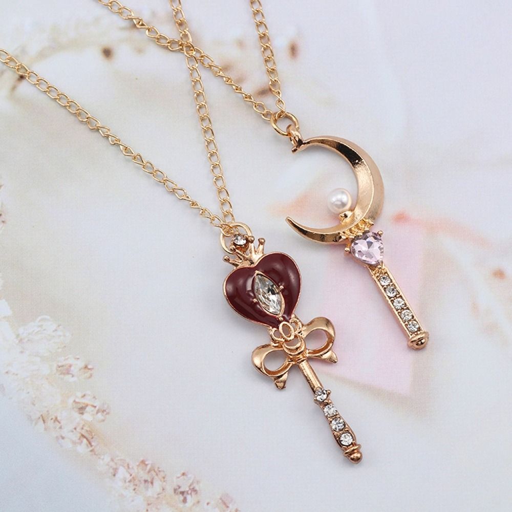 قلادة قلادة كريستال للفتيات ،  - مراجعة Sailor Moon Wand وسعره