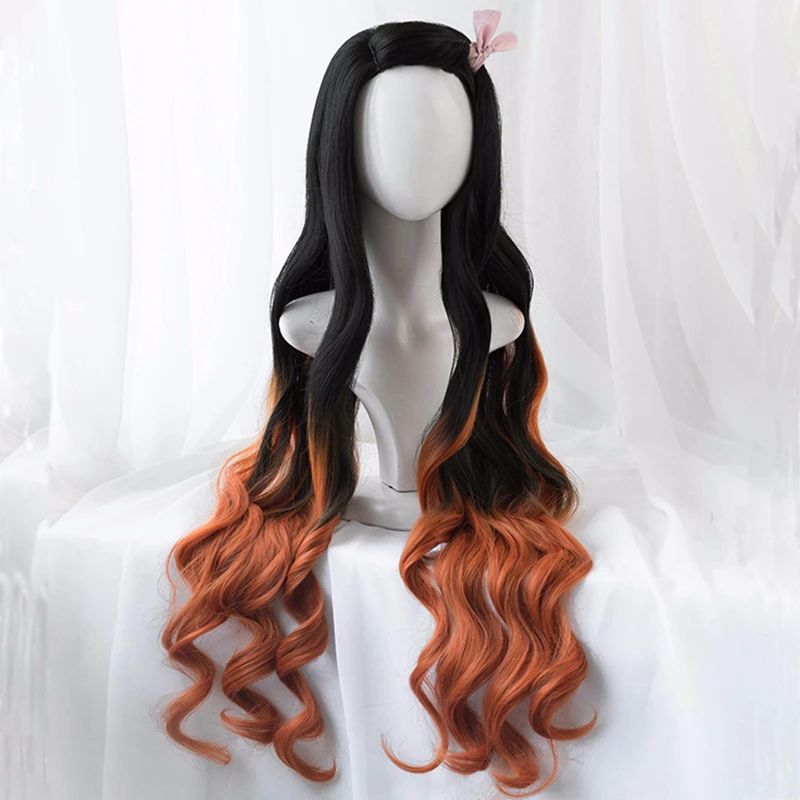باروكة كامادو نيزوكو، شعر طويل - مراجعة Anime Cosplay Realistic وسعره