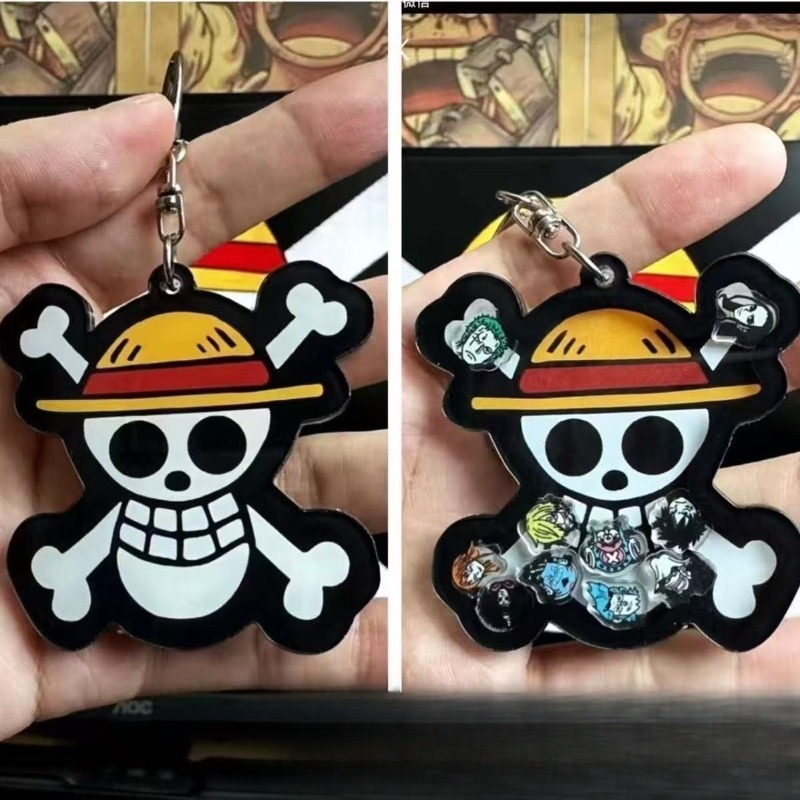 سلسلة مفاتيح ون بيس مع قلادة ق - مراجعة One Piece Straw Hat وسعره