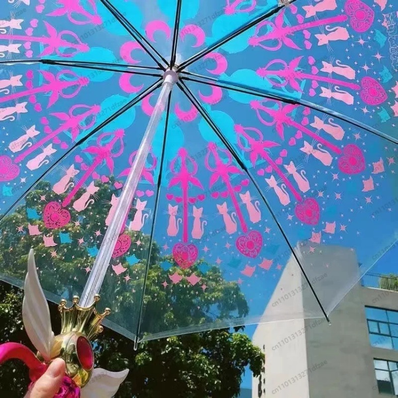 مظلة شفافة لطيفة بتصميم سيلور  - مراجعة Sailor Moon Wand وسعره