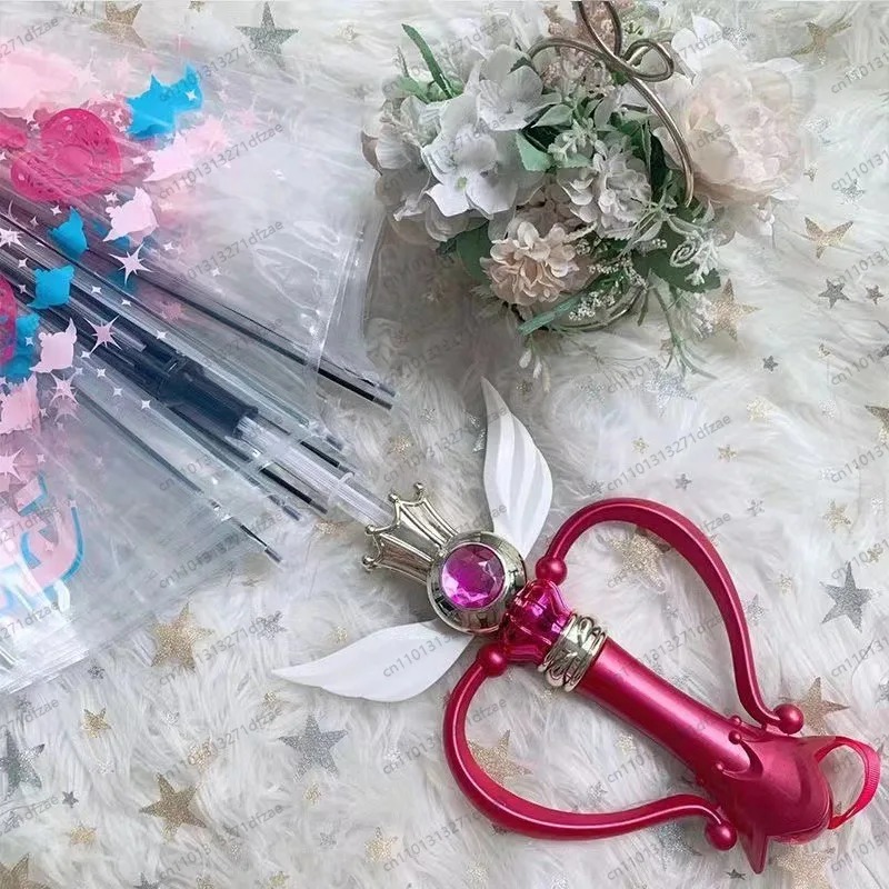 مظلة شفافة لطيفة بتصميم سيلور  - مراجعة Sailor Moon Wand وسعره