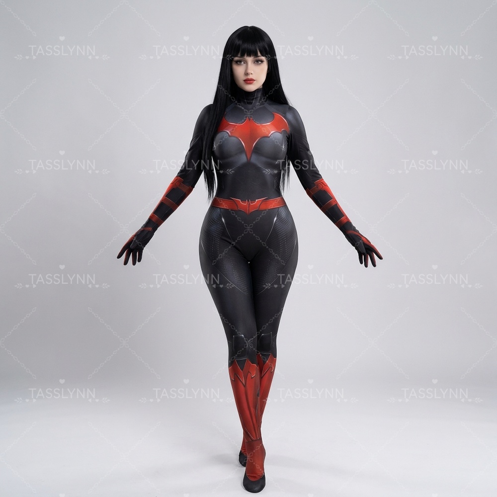 بدلة زينتاي نسائية بتصميم خفاش - مراجعة Anime Cosplay Photoshoot وسعره