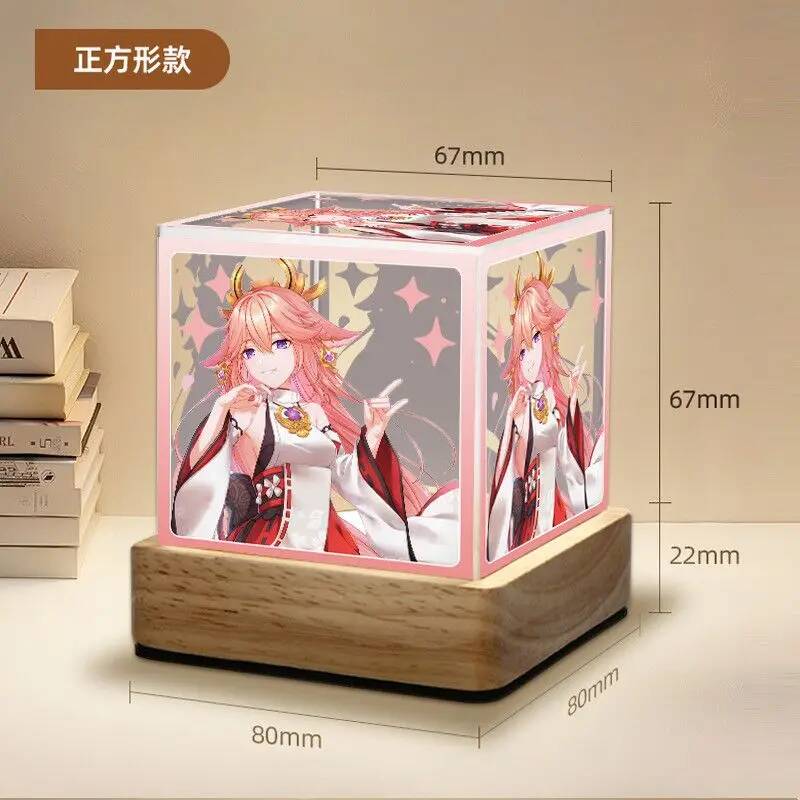 مصباح ليلي ثلاثي الألوان من ال - مراجعة Cosplay Anime Yae Miko وسعره