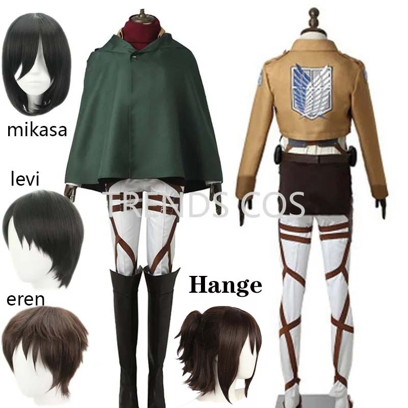أزياء أنيمي ليفي أكرمان ميكاسا - مراجعة Attack Titan Cloak وسعره