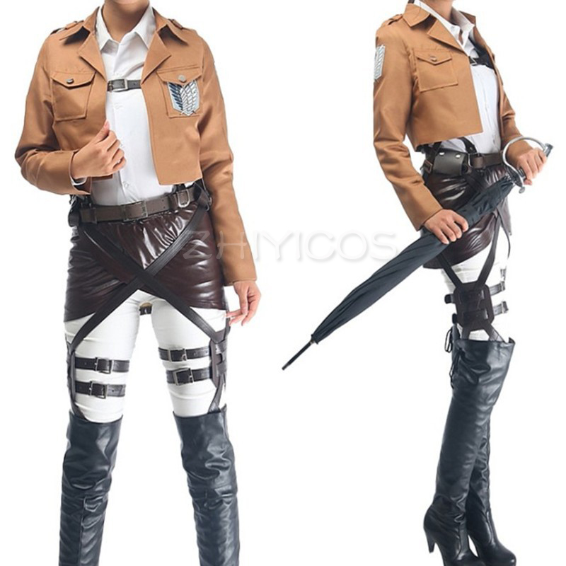 زي تنكري لشخصية ليفي/إيرين من  - مراجعة Attack Titan Cloak وسعره