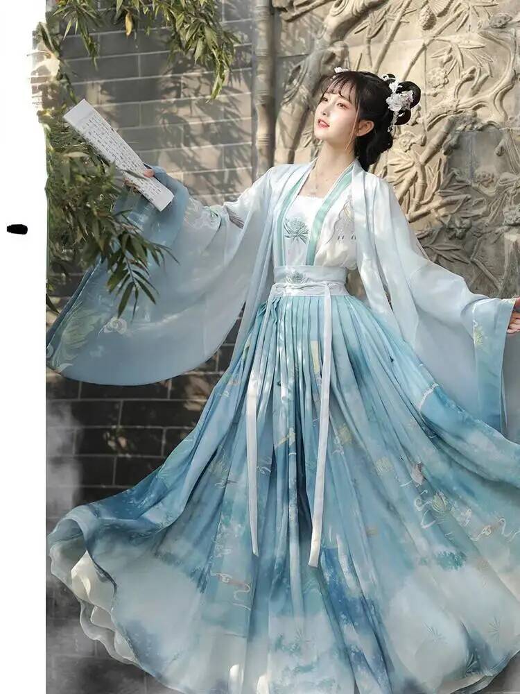 زي هانفو الصيني التقليدي الجدي - مراجعة Asian Cosplay Anime وسعره
