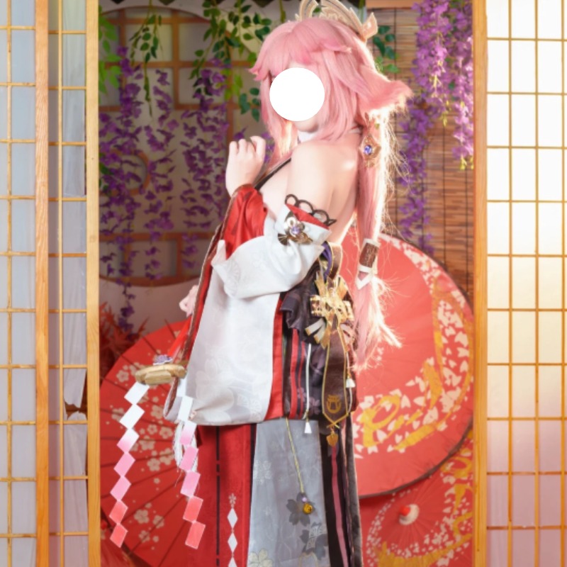 زي تنكري لشخصية يا ميكو من جين - مراجعة Cosplay Anime Yae Miko وسعره
