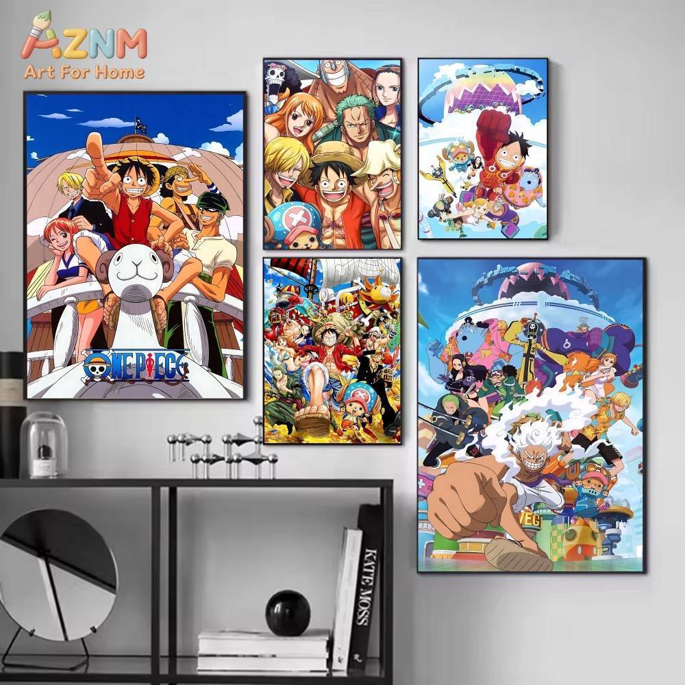لوحة فنية قماشية مطبوعة بتصميم - مراجعة One Piece Straw Hat وسعره