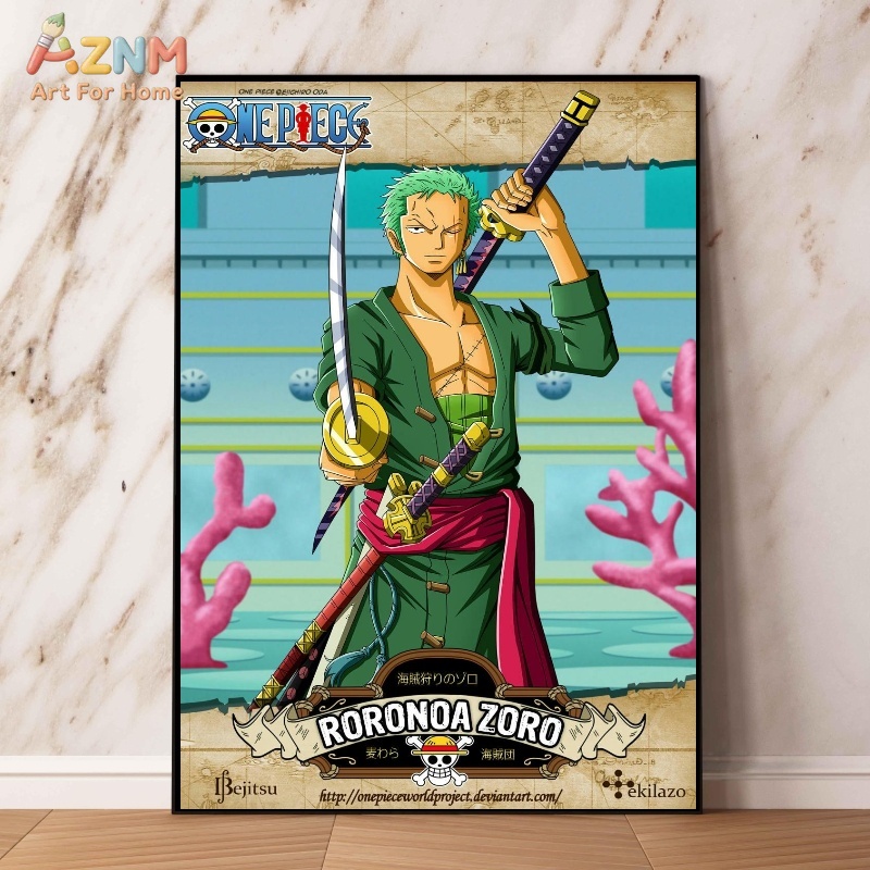 لوحة فنية جدارية قماشية بدون إ - مراجعة One Piece Straw Hat وسعره